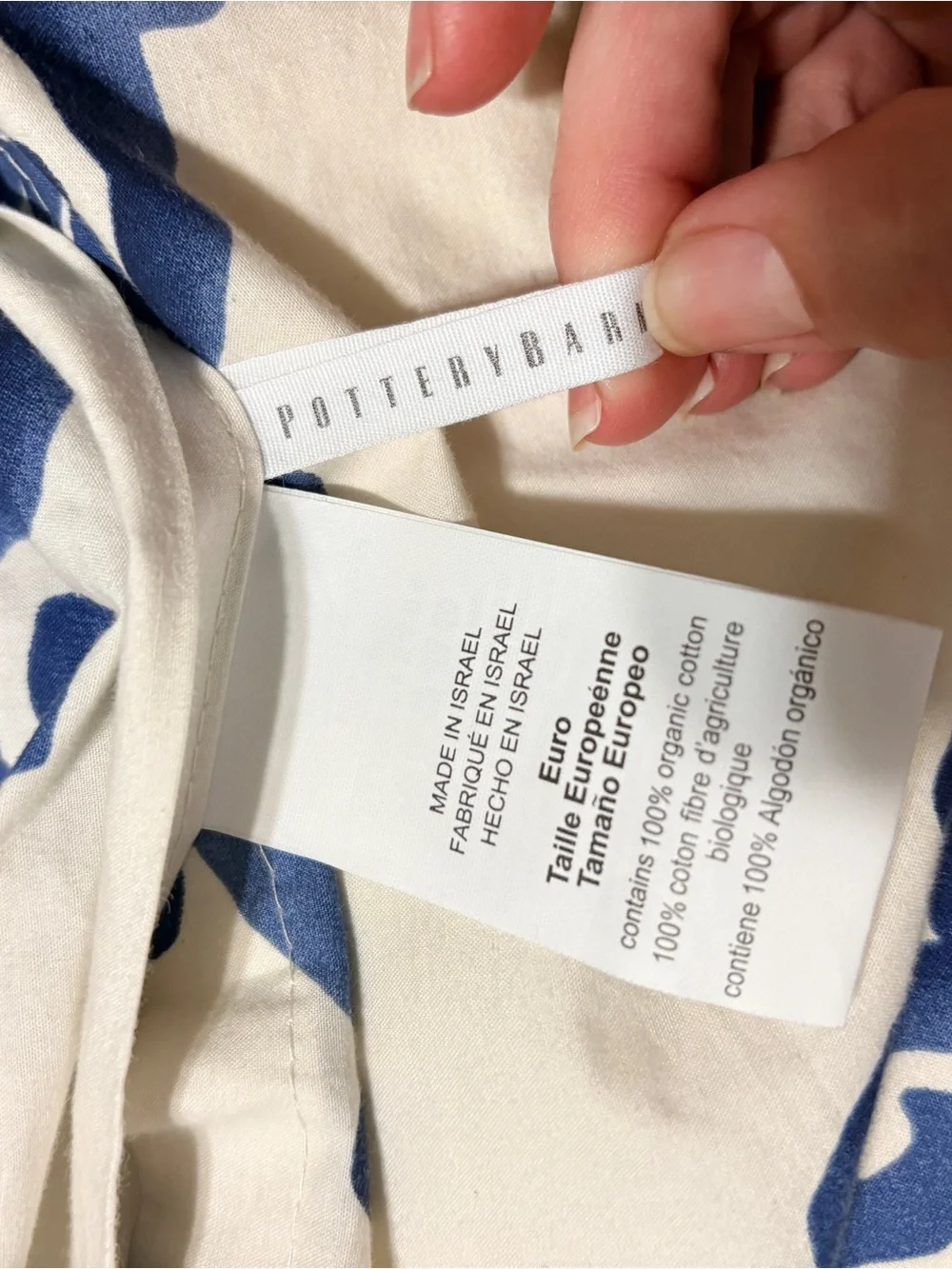 Pottery Barn Organic Cotton Euro Shams (Set of 2)
